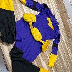 Purple and Yellow Costume with Black Accents